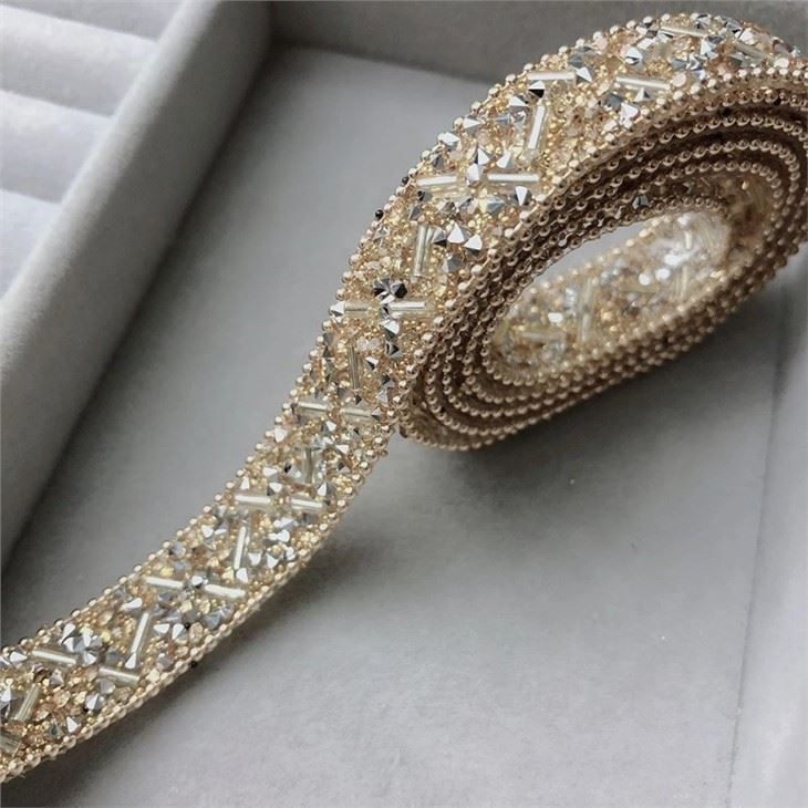 Rhinestone Trim Banding