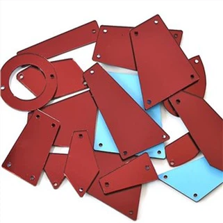 Syning af krystaller til stof